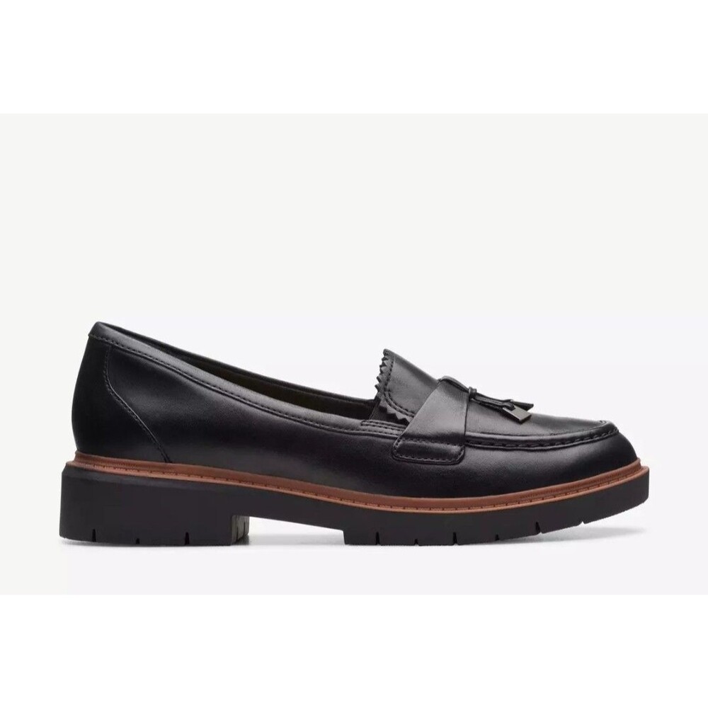 Clarks Women's Westlynn Bella Black Leather 8.5 W